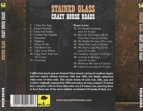Stained Glass - Crazy Horse Roads (Reissue) (1969/2007)