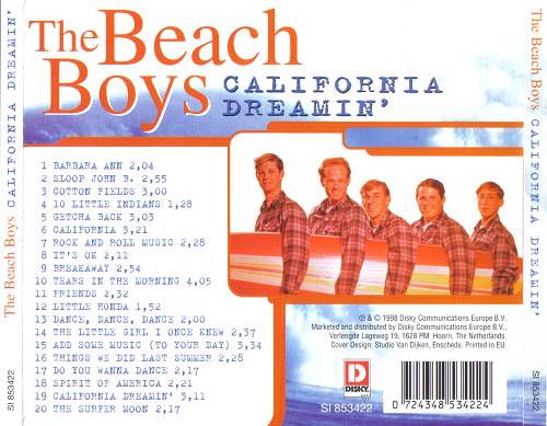 The Beach Boys - California Dreamin' (1998)