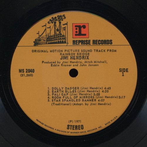 Jimi Hendrix - Rainbow Bridge (1971) LP