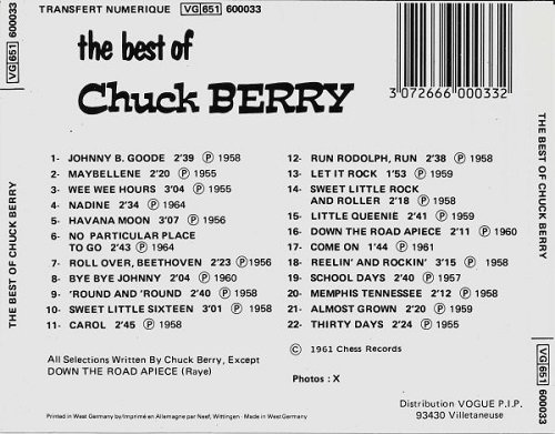 Chuck Berry - The Best Of Chuck Berry (1983)