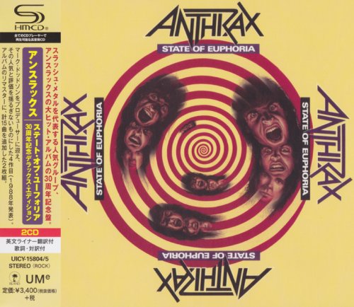 Anthrax - State Of Euphoria (30th Anniversary Edition) (2019) [SHM-CD]