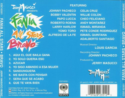 Fania All-Stars - Bravo '97 (1997)