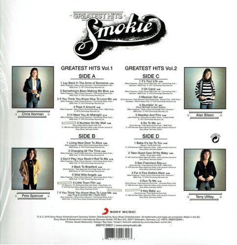 Smokie - Greatest Hits Vol.1 & Vol.2 (2016) LP