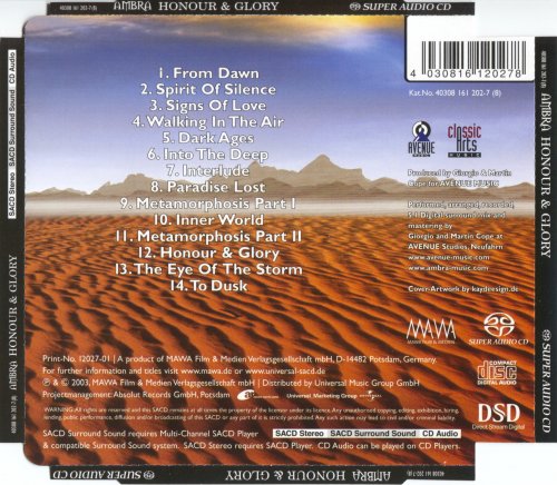 Ambra - Honour & Glory (2003) [SACD]