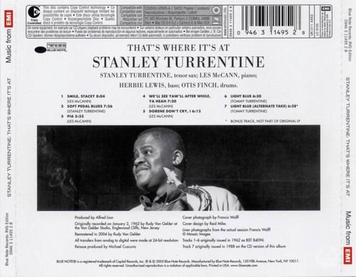 Stanley Turrentine - That's Where Is At (1962)