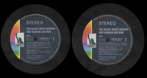 Eric Burdon & War - The Black-Man’s Burdon (1970) LP