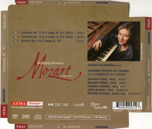 Janina Fialkowska, The Chamber Players of Canada - Mozart Piano Concertos 11, 12 (2007) [SACD]