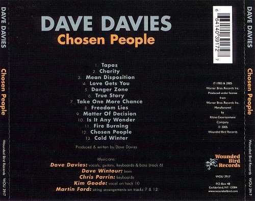 Dave Davies - Chosen People (Reissue) (1983/2005)