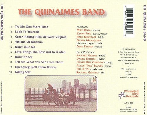 The Quinaimes Band - The Quinaimes Band (Reissue) (1971/2008)