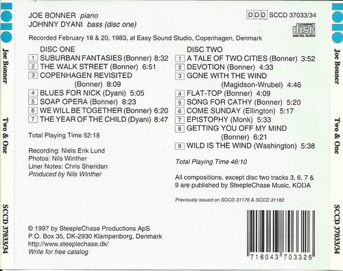 Joe Bonner - Two & One (1997) {2CD}