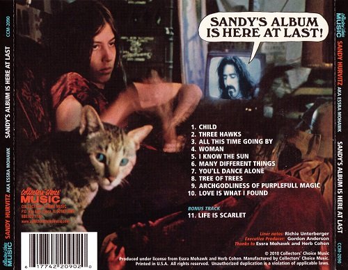 Sandy Hurvitz - Sandy's Album Is Here At Last (Reissue) (1968/2010)