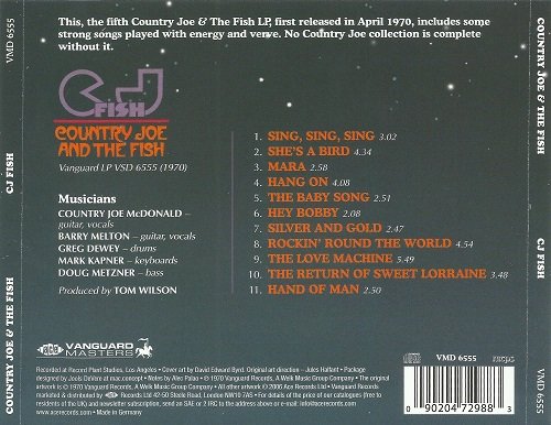Country Joe And The Fish - CJ Fish (Reissue, Remastered) (1970/2006)