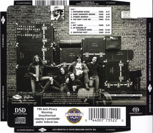 The Allman Brothers Band - At Fillmore East (1971/2004) [SACD]