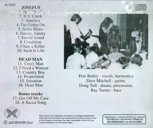 Josefus - Josefus / Dead Man (Reissue) (1969-70/2001)