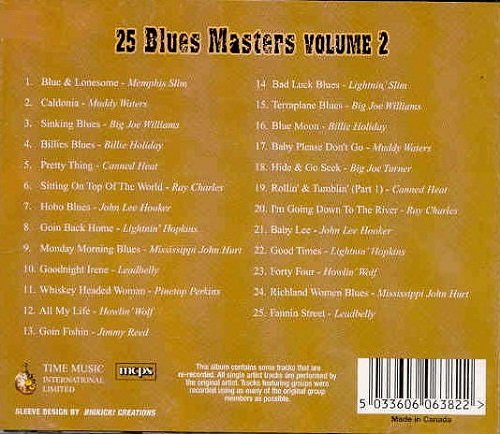 VA - 25 Blues Masters Vol. 2 (2001)