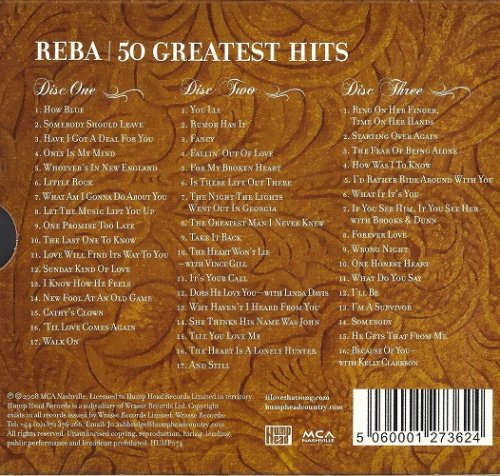 Reba McEntire - 50 Greatest Hits (3CD) 2008