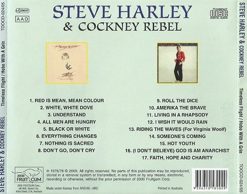 Steve Harley & Cockney Rebel / Steve Harley - Timeless Flight / Hobo With A Grin (Reissue) (1976-78/2000)