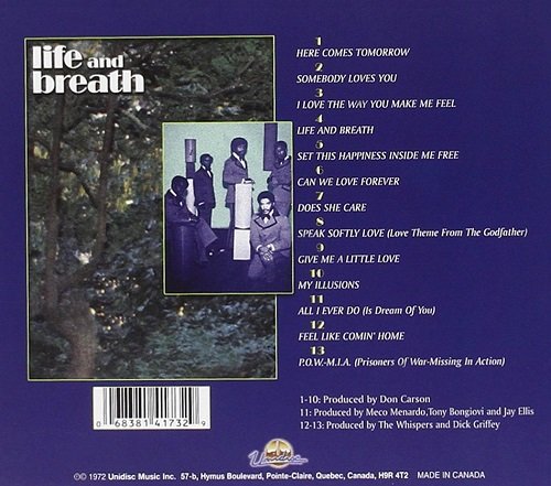 The Whispers - Life And Breath (Reissue) (1972/1990)