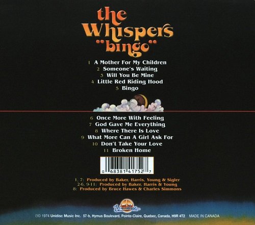 The Whispers - Bingo (Reissue) (1974/1990)