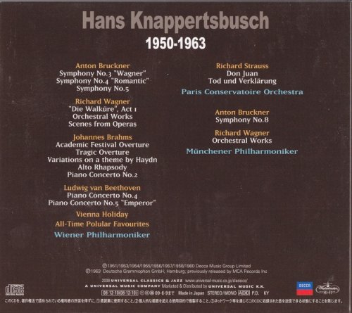 Hans Knappertsbusch - Decca and Westminster Recordings 1950-1963 (2008)