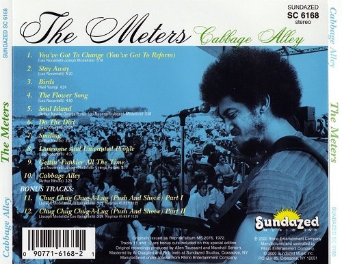 The Meters - Cabbage Alley (Reissue, Bonus Tracks Remastered) (1972/2000)