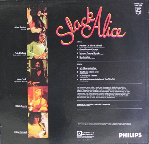 Slack Alice - Slack Alice (1974) Vinyl