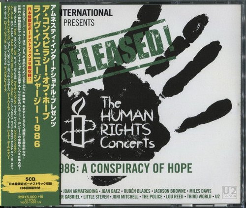 VA - ¡RELEASED! The Human Rights Concerts 1986: A Conspiracy Of Hope [5CD Japanese Edition] (2013)