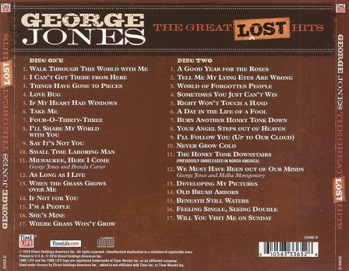 George Jones - The Great Lost Hits (2010)