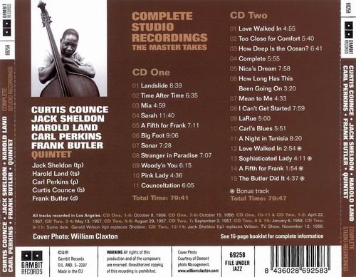 Curtis Counce Quintet - Complete Studio Recordings (2007)