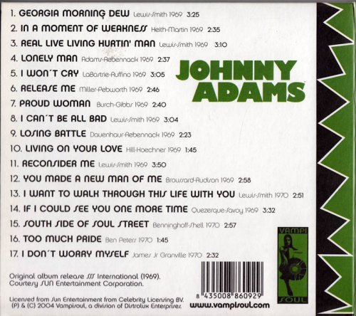 Johnny Adams - Heart & Soul (Reissue, Remastered) (1969/2004)