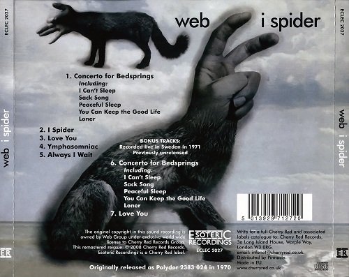 Web - I Spider (Reissue, Remastered) (1970-71/2008)