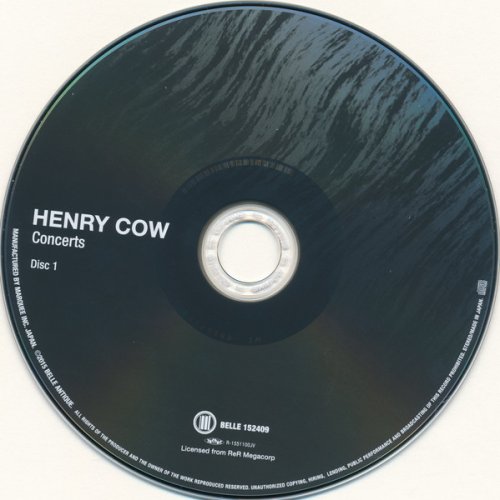 Henry Cow - Concerts (1976/2015, BELLE 152409-10, RE, RM, JAPAN)