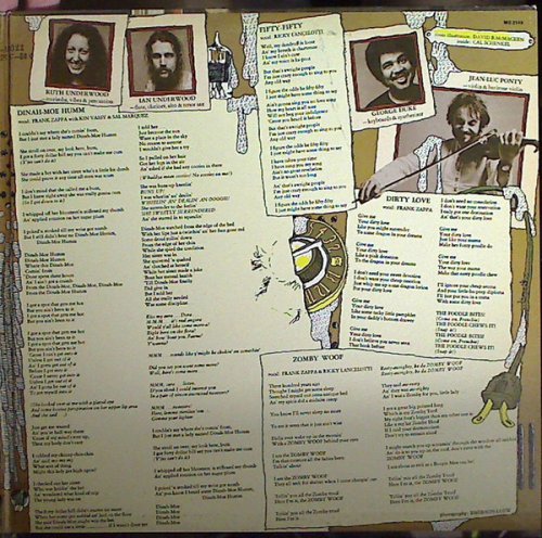 Frank Zappa & The Mothers - Over-Nite Sensation (1973) LP