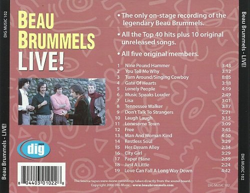 The Beau Brummels - Live! (Reissue) (1974/2000)