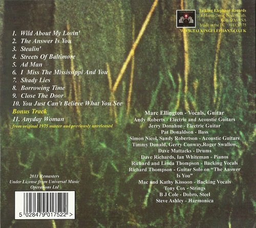 Marc Ellington - Marc Time (Reissue, Remastered) (1975/2011)