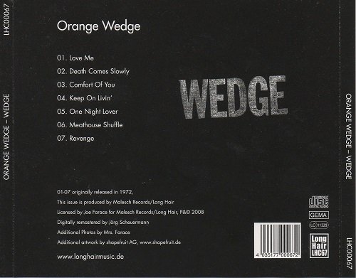 Orange Wedge - Wedge (Reissue) (1972/2008)