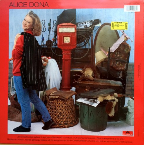 Alice Dona ‎– Être Une Femme À 40 Ans (1986) Vinyl