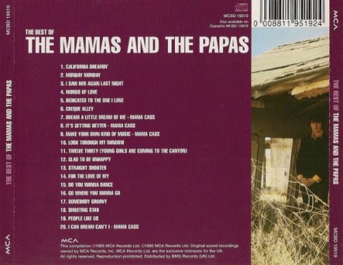 The Mamas And The Papas - The Best Of The Mamas And The Papas (1995)