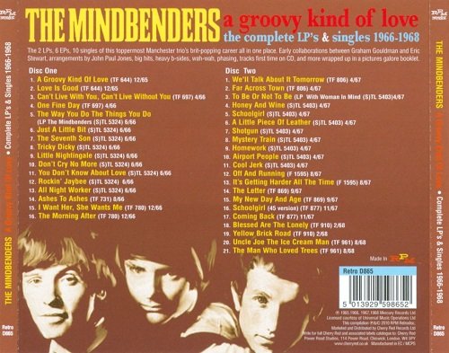 The Mindbenders - A Groovy Kind Of Love: The Complete LP's & Singles 1966-1968 (Reissue) (2010)