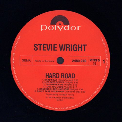 Stevie Wright - Hard Road (1974) LP