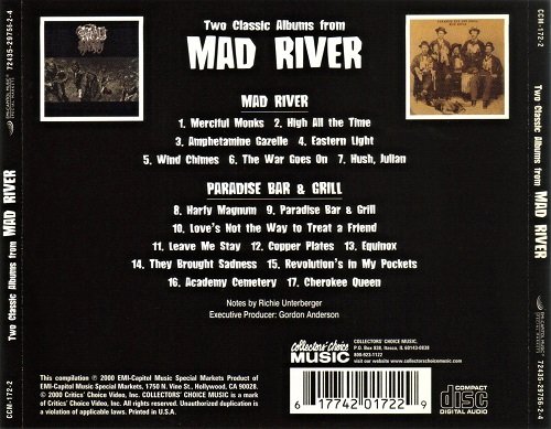 Mad River - Mad River / Paradise Bar And Grill (Reissue) (1968-69/2000)