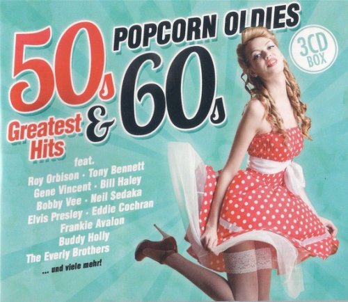 VA - 50s & 60s Greatest Hits Popcorn Oldies! (2017)
