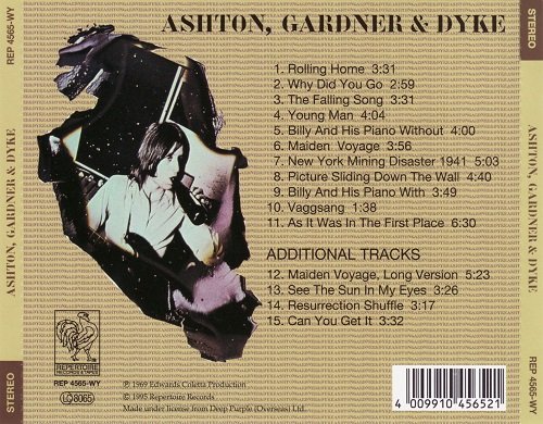 Ashton Gardner and Dyke - Ashton Gardner and Dyke (Reissue, Remastered) (1969/1995)