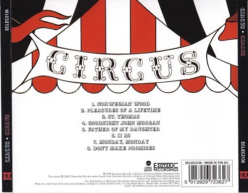 Circus - Circus (Reissue, Remastered) (1969/2009)