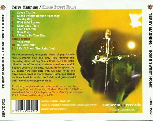 Terry Manning - Home Sweet Home (Reissue, Remastered) (1970/2006)