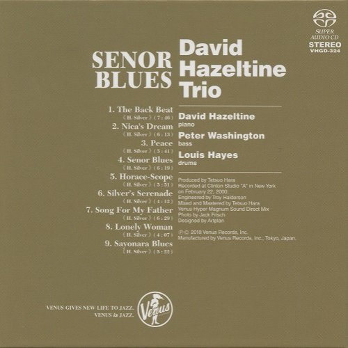 David Hazeltine Trio - Senor Blues (2000) [2018 SACD]