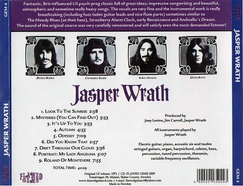 Jasper Wrath - Jasper Wrath (Reissue) (1971/2009)