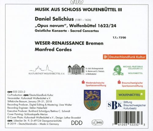 Manfred Cordes, Weser-Renaissance Bremen - Selichius: Opus novum (2019)