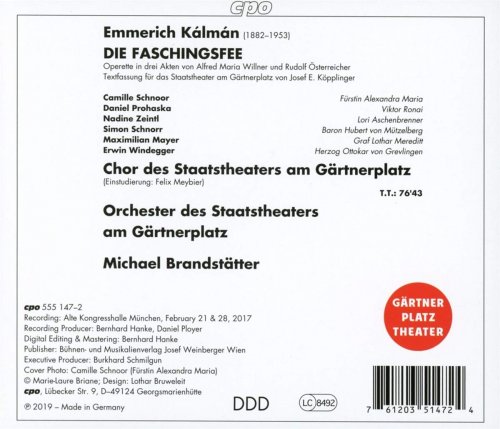 Nadine Zeintl, Michael Brandstätter, Orchester des Staatsthea - Kálmán: Die Faschingsfee (2019)