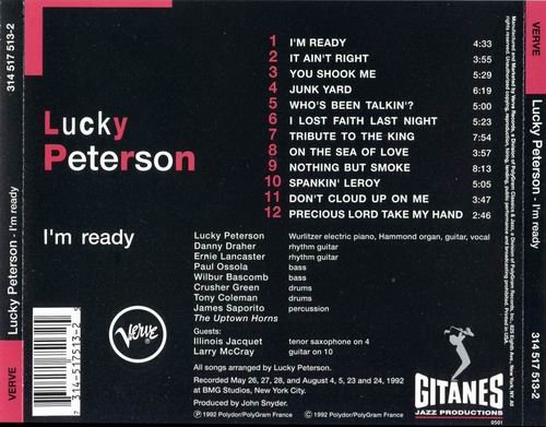 Lucky Peterson - I'm Ready (1992) CD Rip